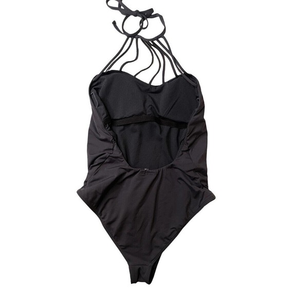 Billabong Black Sol Searcher Strappy High Neck Swimsuit Size Small - Picture 4 of 10